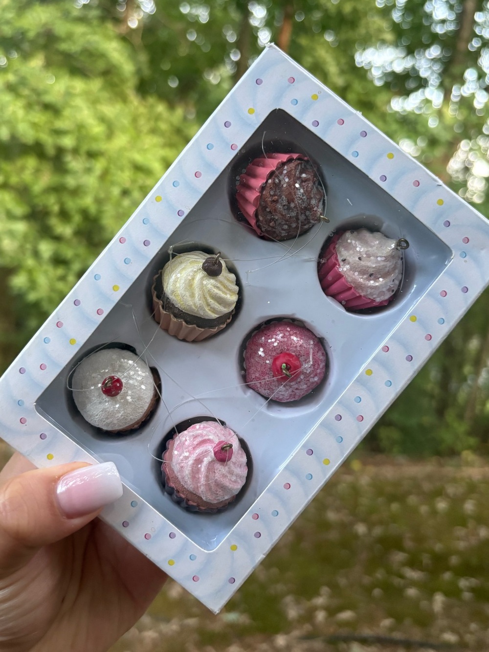 Mini Cupcake Ornaments